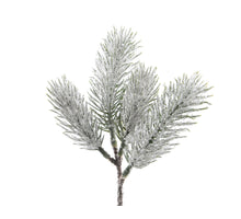 Spray on stem snowy green/white L5 W8 H19cm