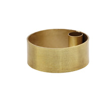 Candle Holder Metal Steg D10 H4cm Gold