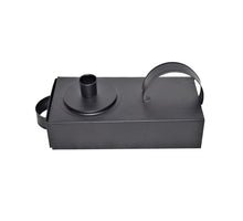 Candle holder Masma 24x10x10cm Black