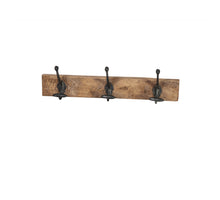 Coat Rack Copa 45x7x10cm Black/Natural