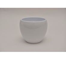Bloempot Bowl, 14 cm - Glans Wit