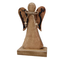 Deco Angel Wood 13x5x23cm Natural/Brown