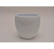 Bloempot Bowl, 17 cm - Glans Wit