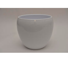 Bloempot Bowl, 22 cm - Glans Wit