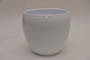 Bloempot Bowl, 22 cm - Glans Wit