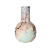 Metal Vase Marble D30 H48cm Multicolour