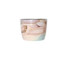 Metal Pot Marble D23 H17cm Multicolour