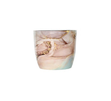 Metal Pot Marble D27 H23cm Multicolour