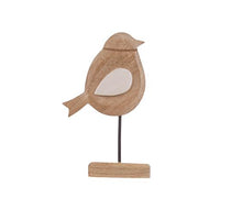 Deco Bird Malpaís 11x5x20cm Natural/White