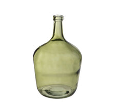 Fles glas ''Dame Jeanne'' 2L Kaki (h)24x(d)16cm