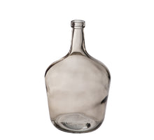 Fles glas ''Dame Jeanne'' 2L Taupe (h)24x(d)16cm
