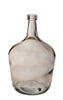 Glass bottle ''Dame Jeanne'' 2L Taupe (h) 24x (d) 16cm