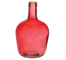 Fles glas ''Dame Jeanne'' 4L Cherry (h)30x(d)18cm