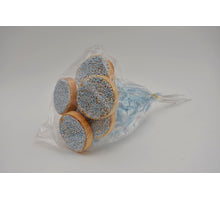 Pack of 8 Blue Rusks LARGE with ribbon on stick 50cm