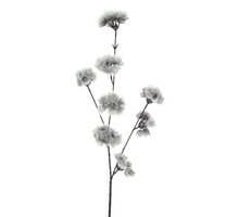 Mini dandelion spray, flocked, 81cm