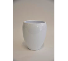 Vaas Bowl, 19 cm - Glans Wit