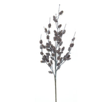 Mini pine cone spray brown 60cm
