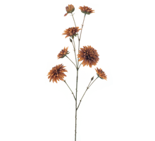 Dahlia spray Monica yellow 96cm