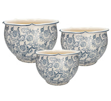 Set/3 Pot Penelope d41xh29 light blue