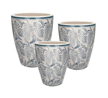 Set/3 Pot Daphne d42xh53 light blue