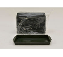 Pak á 25 single brick tray green 26x12cm