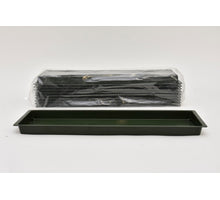 Pak á 10 double brick tray green 50x12cm