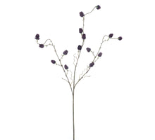 Hop flower spray Flers purple 96cm