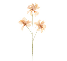 Shimmer iridescent bauhinia spray peach 96cm
