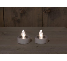 SET VAN 2 SOLAR THEELICHT 5,2X4,8CM LED WARM WIT