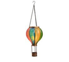 B.O. LUCHTBALLON 40LED MET VLAMEFFECT 29X50CM MULTI 2XAA IP44 BATTERYBOX AAN / 6/18H TIMER / UIT
