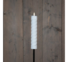 SOLAR SWIRL FAKKEL WIT 3D LONT 21X4CM OP 76CM STEKER