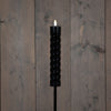Solar Swirl Torch Black 3D Wick 21x4cm on 76cm Plug