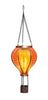 LUCHTBALLON SOLAR 12LED MET VLAMEFFECT 11X36CM GEEL/ORANJE