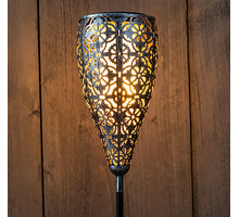SOLAR FAKKEL METAAL 9,5X88CM MET VLAM-EFFECT
