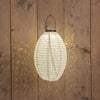 SOLAR LAMPION 22X32CM WIT / MARRAKESH