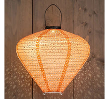 SOLAR LAMPION 33X29CM KORAAL / MARRAKESH