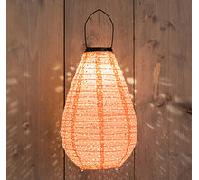 SOLAR LAMPION 20X29CM KORAAL/MARRAKESH