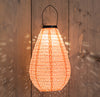 Solar lantern 20x29cm coral/marrakesh