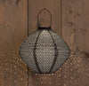 Solar lantern 29x25cm gray/marrakesh