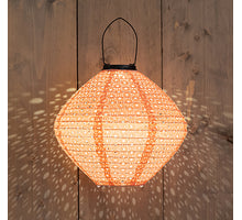 SOLAR LAMPION 29X25CM KORAAL/MARRAKESH