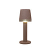 Solar table lamp with 1 LED, 8.5 x 8.5 x 21.5 cm, sand