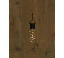 SOLAR LAMP HELDER 4L WARM WIT 7.5X15CM/DISPLAY