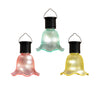 SOLAR LAMPJE BLOEM 8X10CM 3 ASSORTIE GEEL/GROEN/ROZE/LED WARM WIT