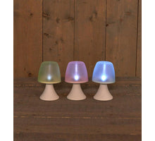 SOLAR TAFELLAMP ROSE/GROEN/BLAUW 11X20CM W.WIT LED