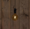 SOLAR RETRO LAMP ZWART 10X19,5CM
