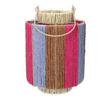 Lantern Lunara d18xh24.5cm fuchsia/lilac