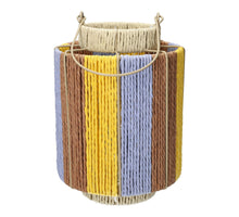 Lantern Lunara d18xh24.5cm ochre/lilac