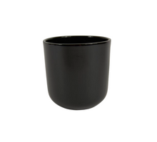 Orchideepot Boule zwart glans 13cm