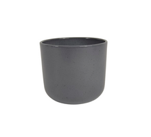 Pot Boule graniet grijs glans 14cm