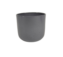Pot Boule graniet grijs glans 16cm